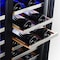 Edgestar BuiltIn 30 Inch Wide 56 Bottle Capacity French Door Wine Cooler with Door Locks CWR5631FD - alternate 5